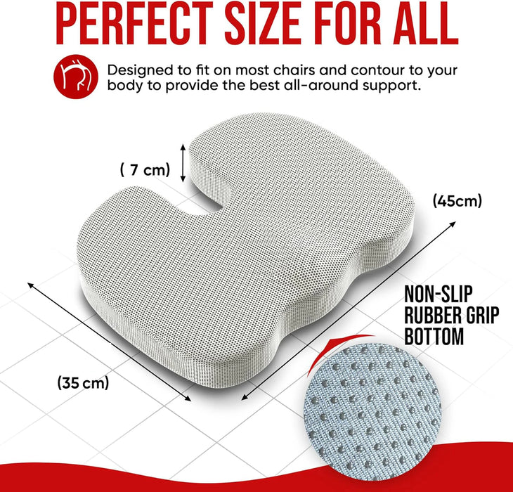 ErgoEase Memory Foam Seat Cushion