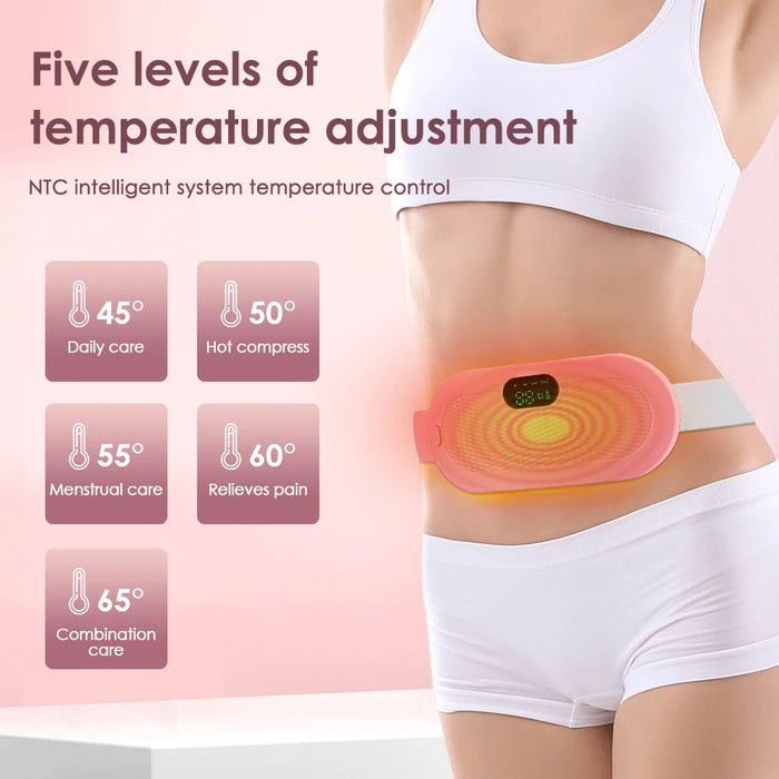 Menstrual Heating Pad with Vibration Massage