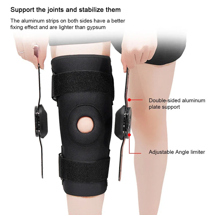 Medical-Grade Hinged Knee Pads for Support and Recovery