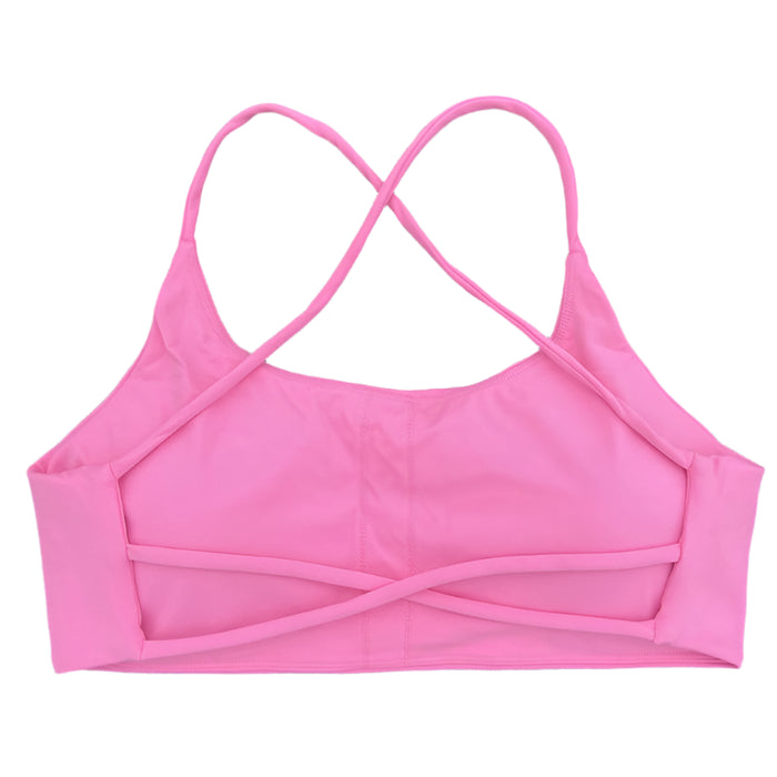 Seamless Criss Cross Sports Bra – Yoga & Gym Top