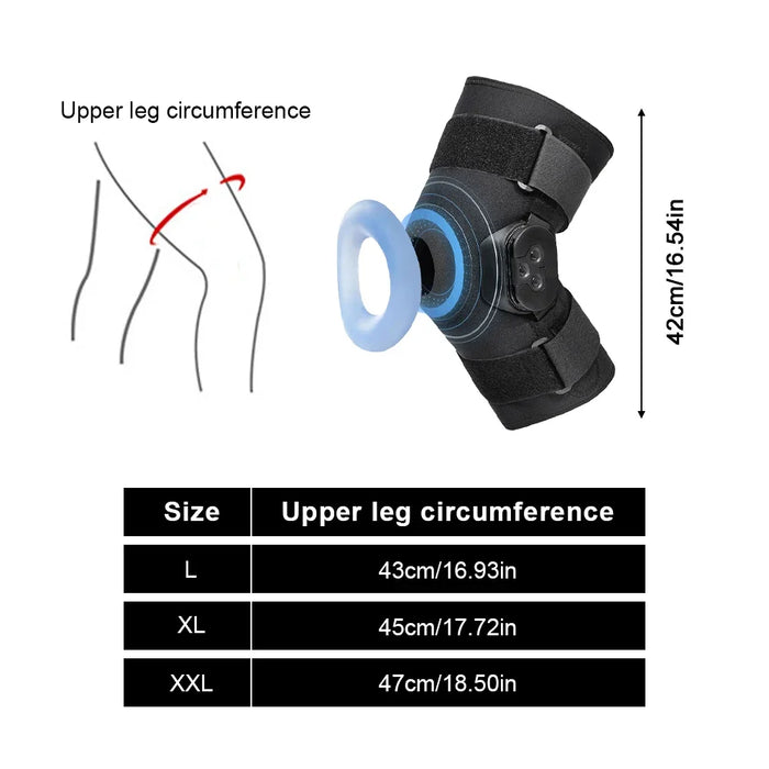 Medical-Grade Hinged Knee Pads for Support and Recovery