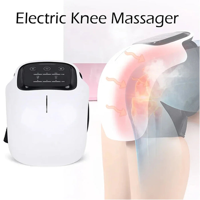 Cordless Knee Massager with Heat, Vibration & LED Display