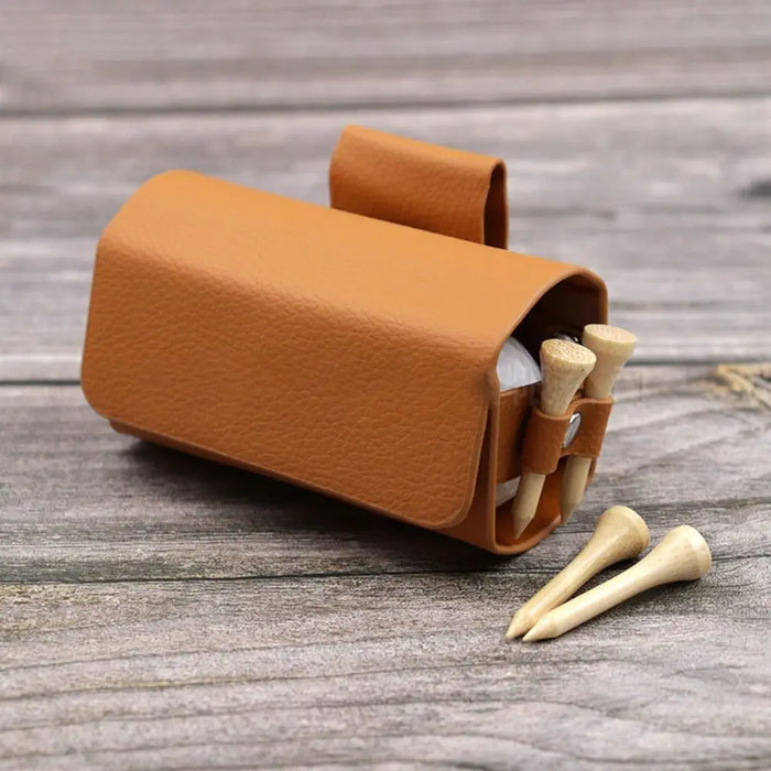 Golf Ball Storage Bag Waist Pouch with Clip