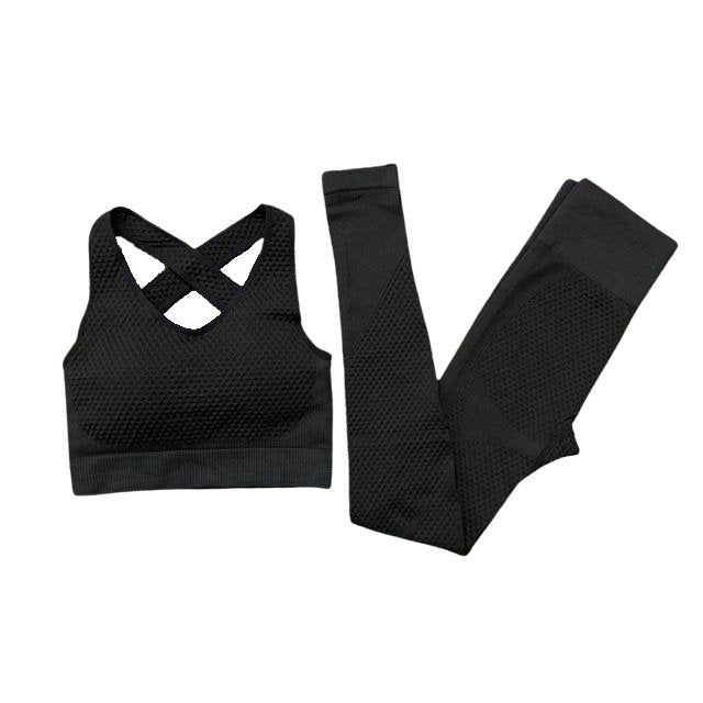 Agility Sports Bra & Leggings Gym Set - Flamin' Fitness